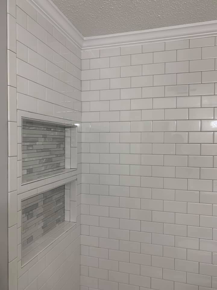 Bathroom construction project