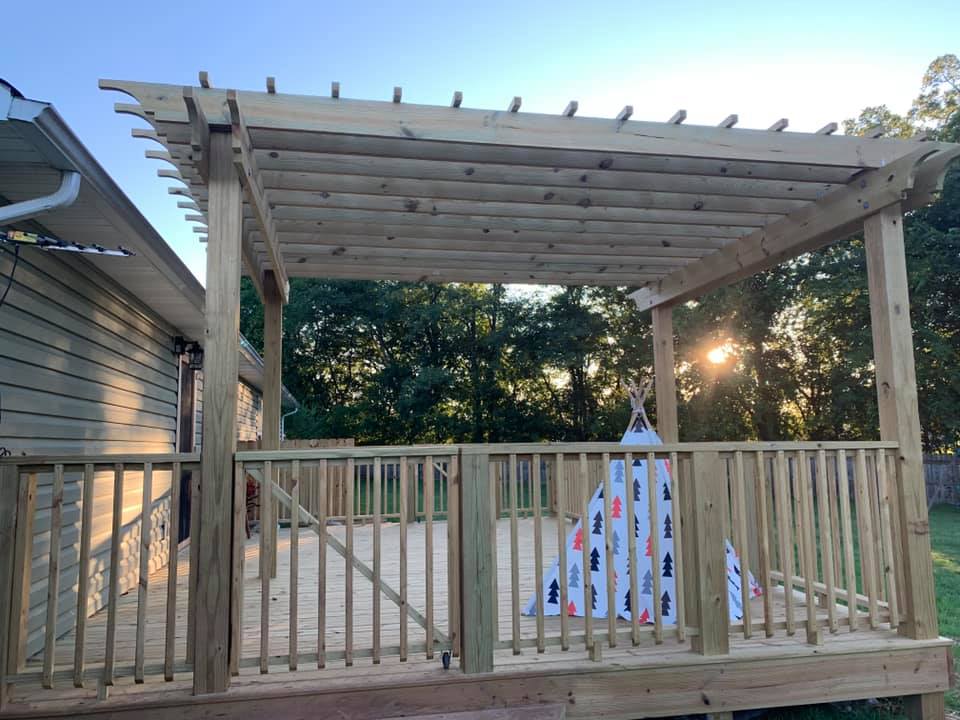 Home deck building project